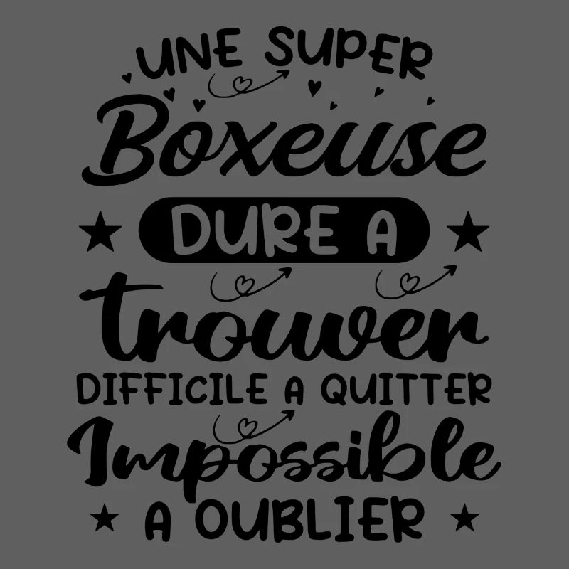 Une Super Boxeuse - Cadeau boxeuse