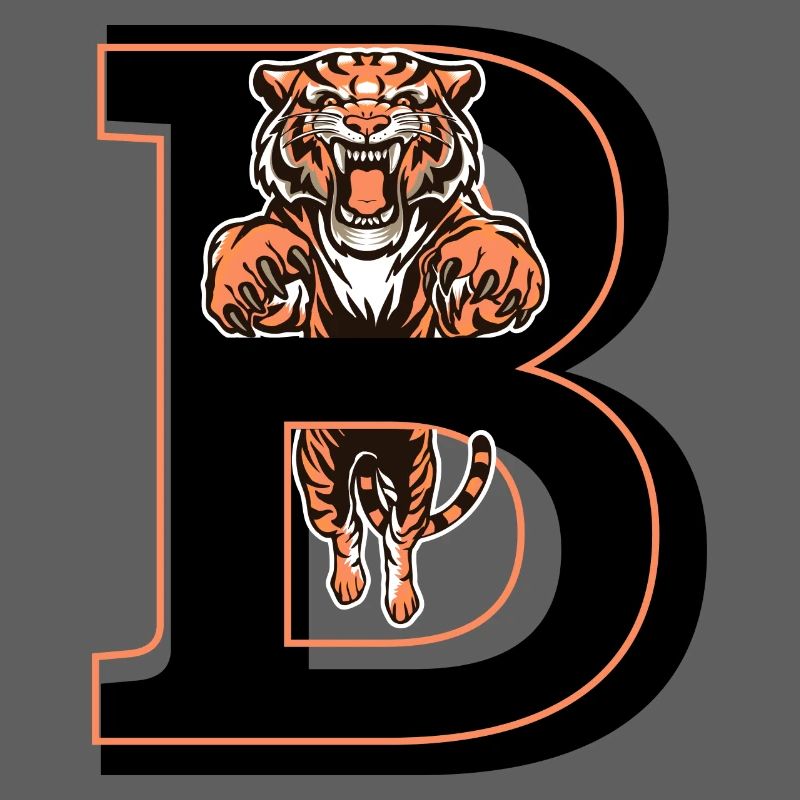 Buchstabe b Tiger - Geschenkidee