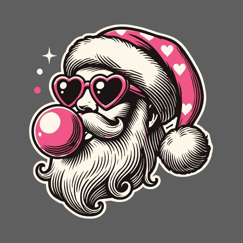Cool Sigma Santa Joie de Noël