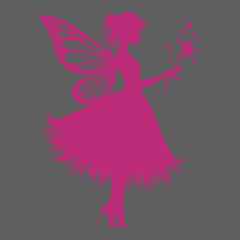 Fée magique avec fleur