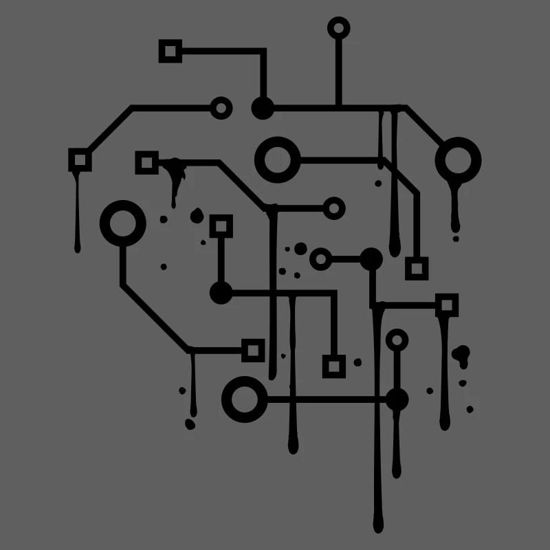 drop graffiti spray circuit wire data mic