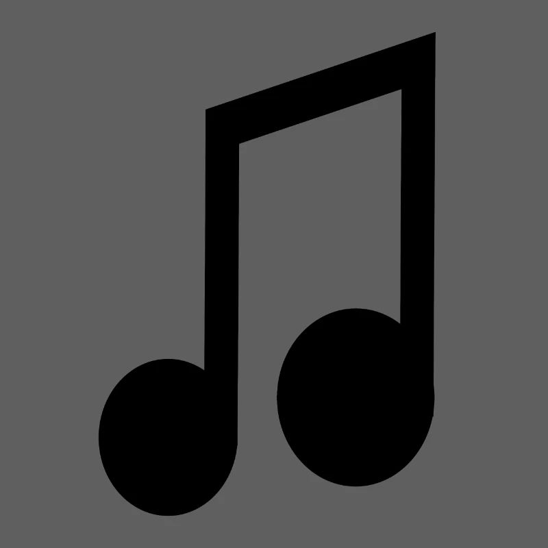 music note in black notes
