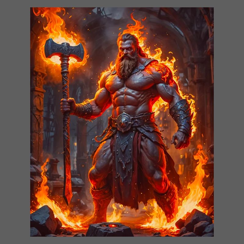 Svarog, dieu slave du feu, de la forge et du céleste