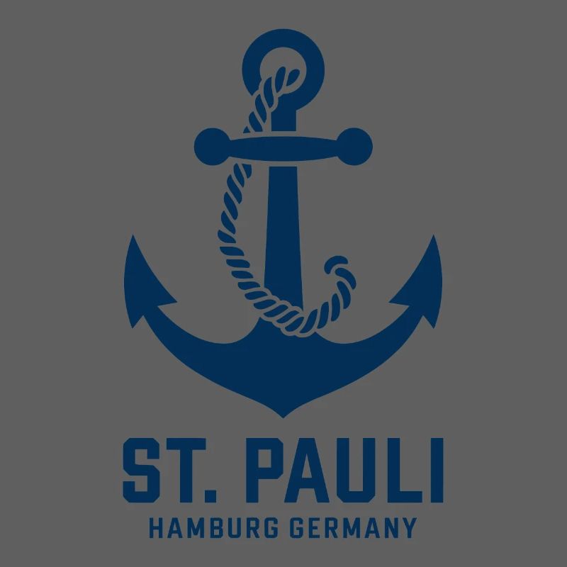 St. Pauli Hamburg Anker Reeperbahn