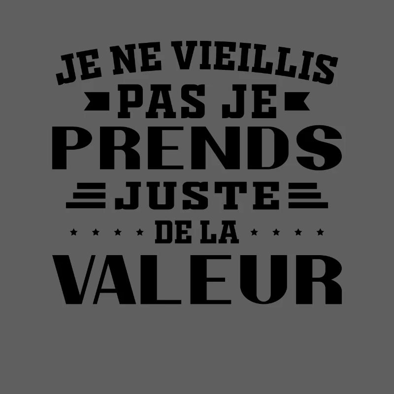 I'm not getting old, I'm just increasing in value
