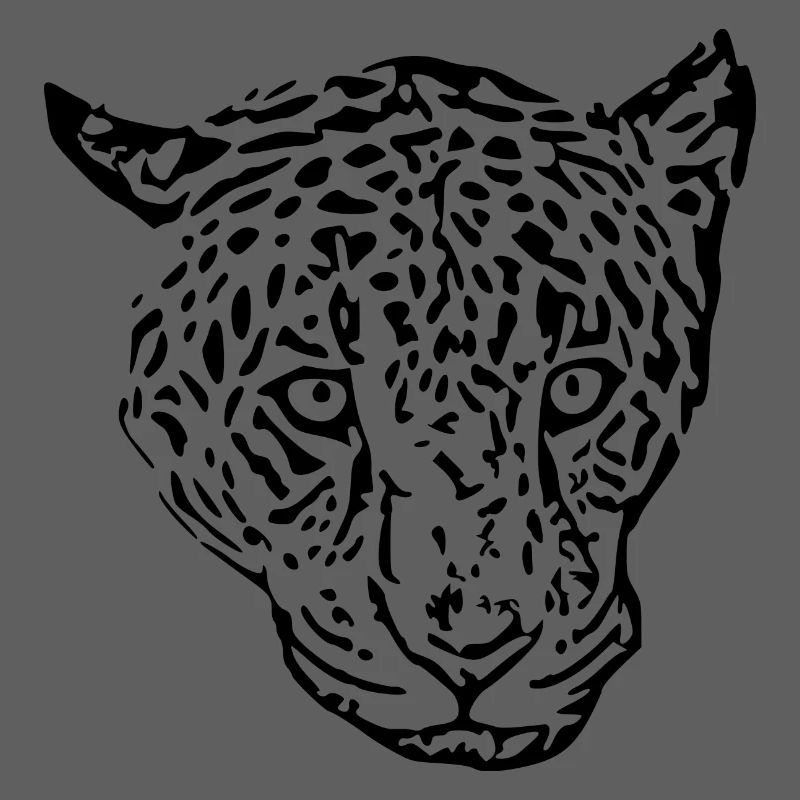 leopard schwarz