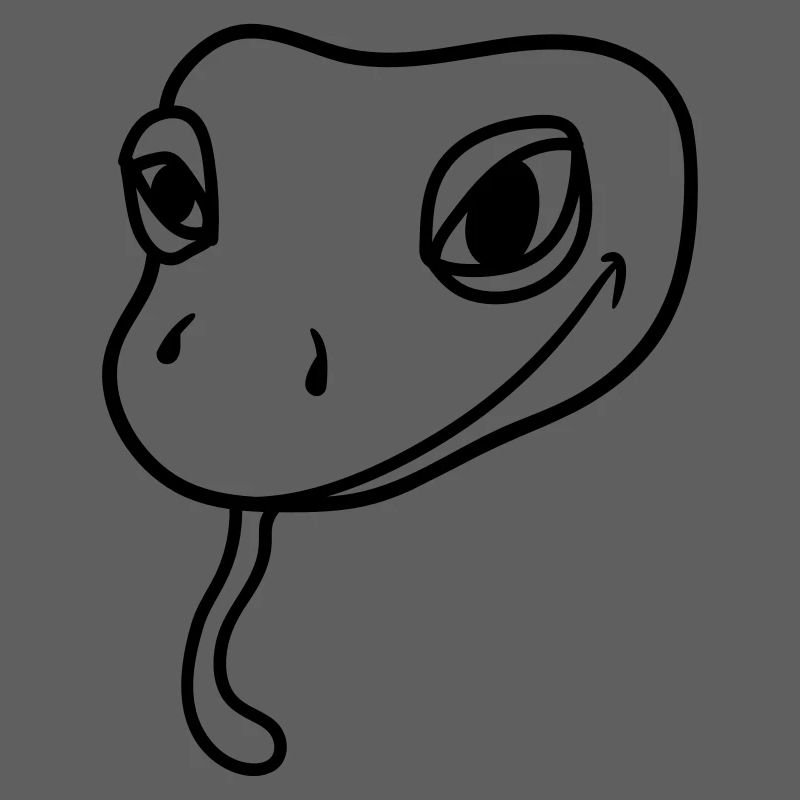 face head gecko lizard real snake reptile