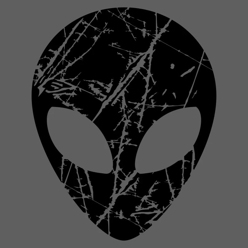 Risse Kopf Alien