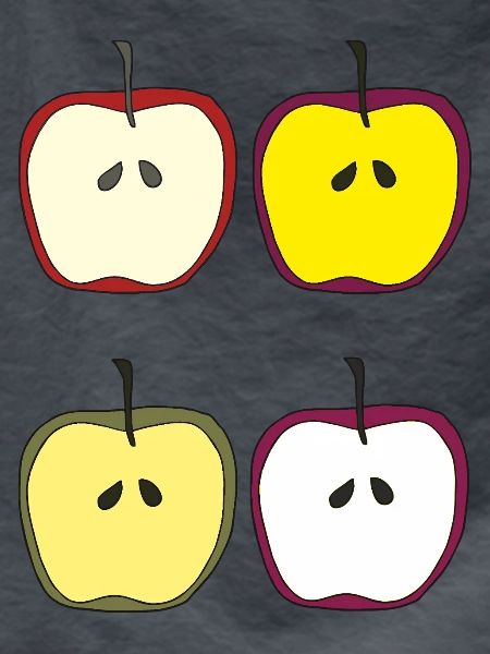 Äpfel bunt