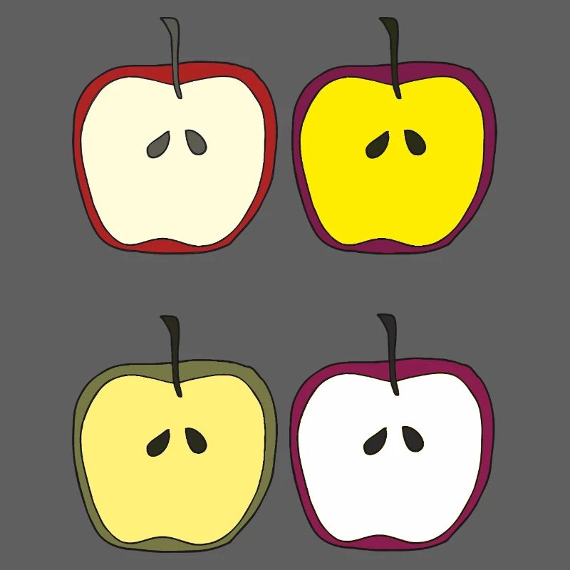Äpfel bunt