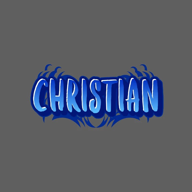 Conception avec le prénom Christian