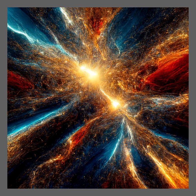 Cosmic Explosion Colors