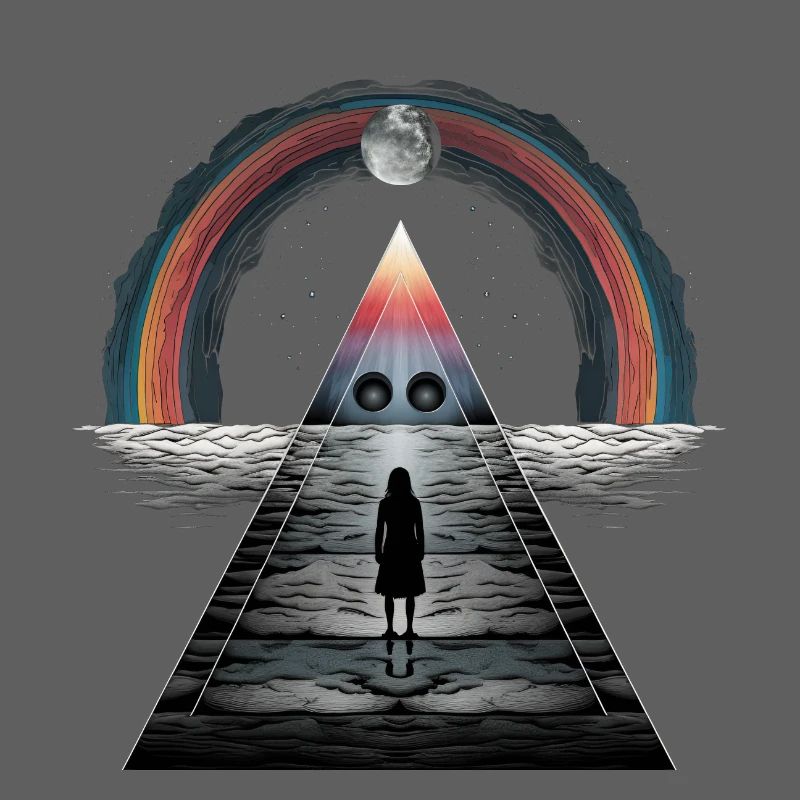 Pyramide arc-en-ciel Clair de lune Tango Dodgy