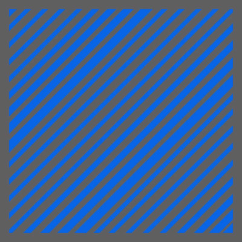 Graphic lines with diagonal stripes L blue