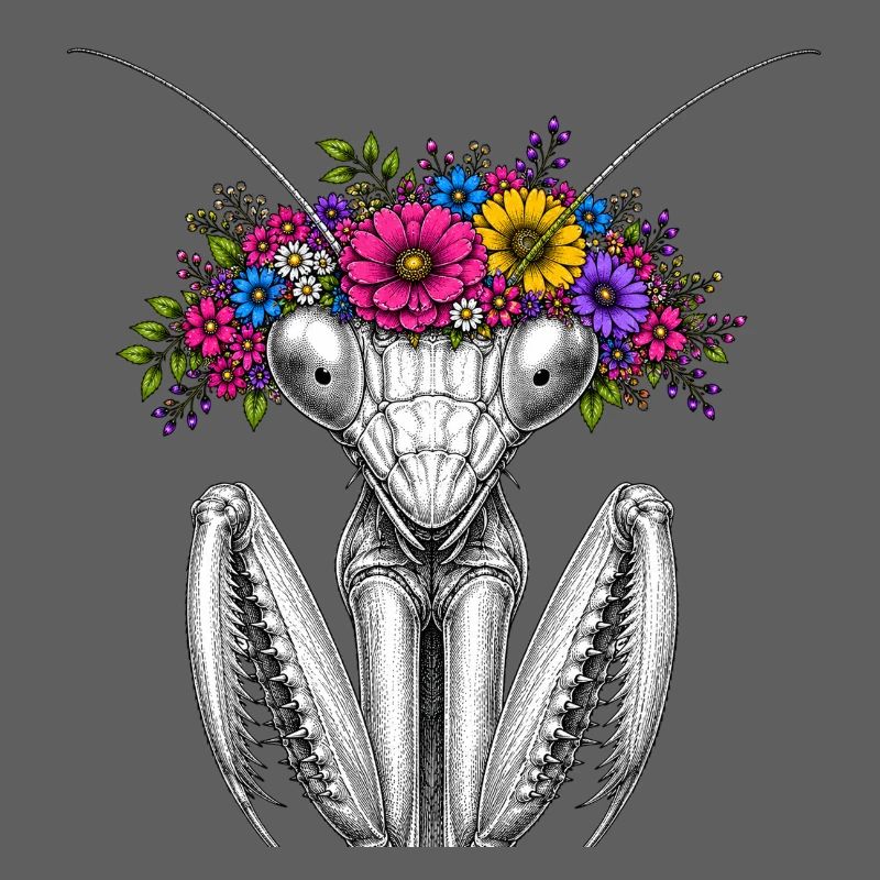 Couronne de fleurs Mantispin