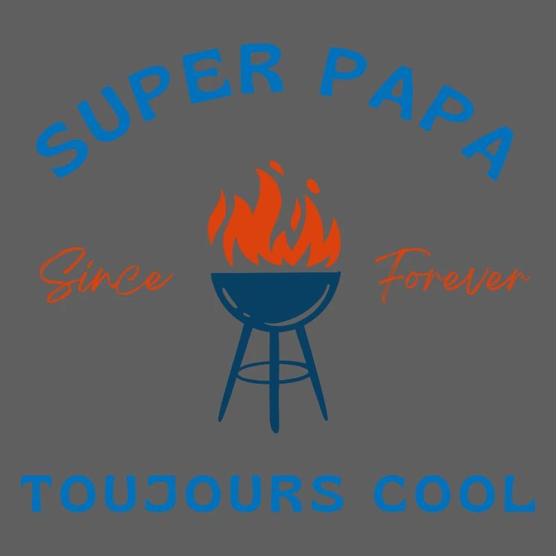 Super Dad Always Cool - Papa Geschenkidee