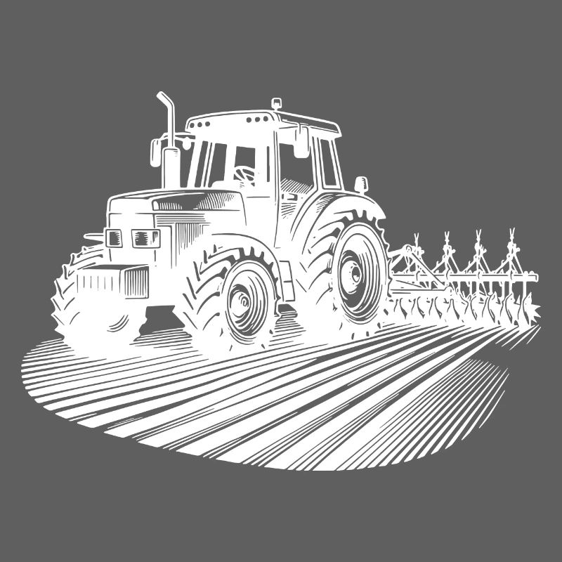Agricultural Machinery Tractor Field Tractor Field Work