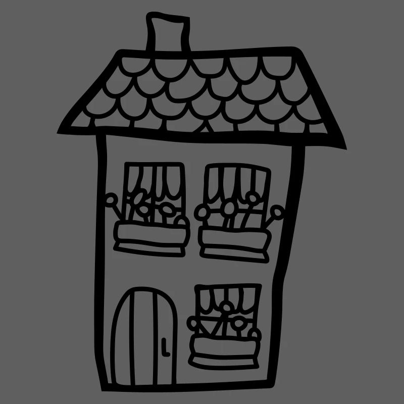 Maison d’enfants peint