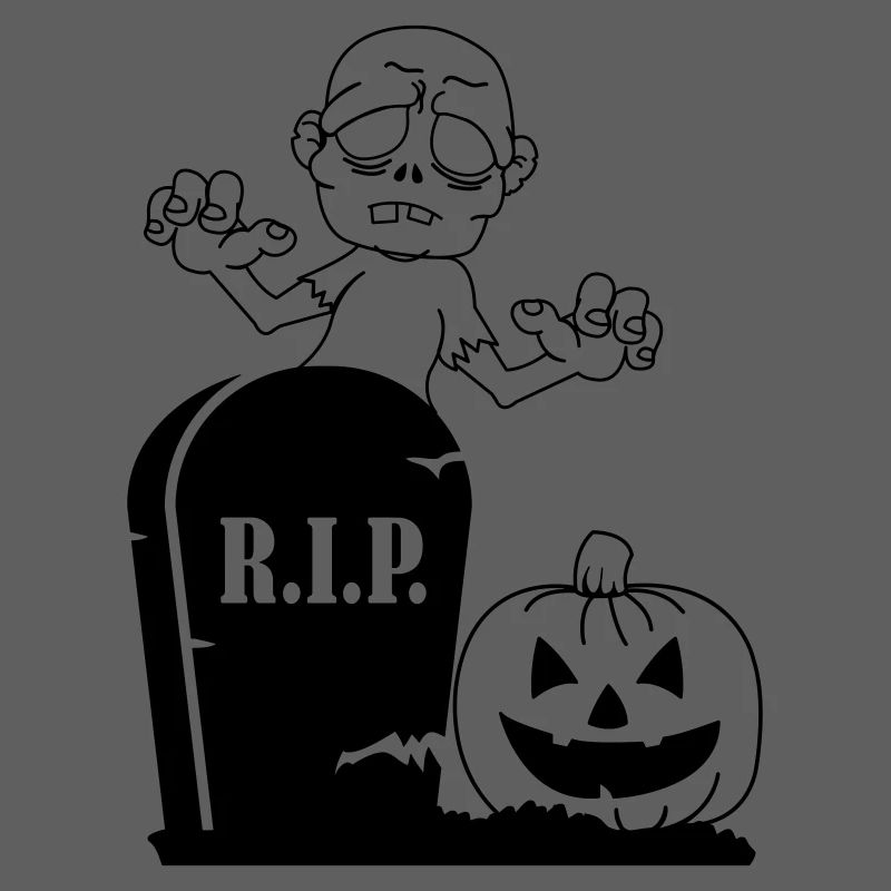Rip Citrouille Zombie
