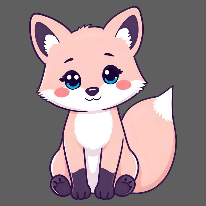 Curious Ginger Tabby Fox with Striking Pink Cheeks
