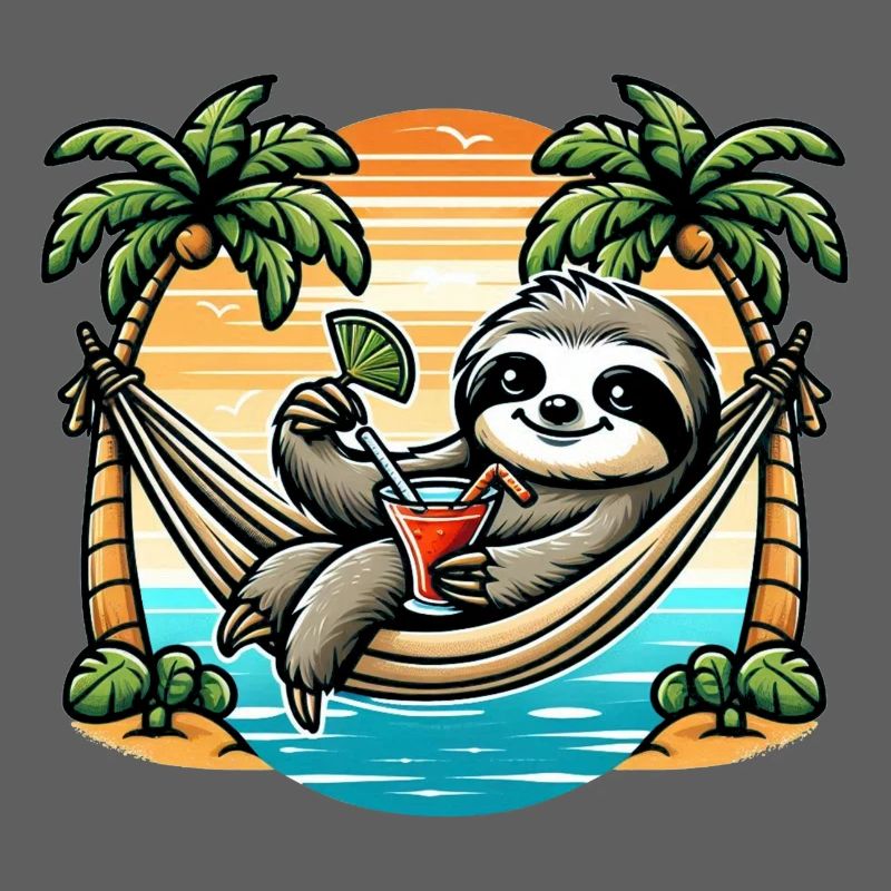 Sloth in hammock
