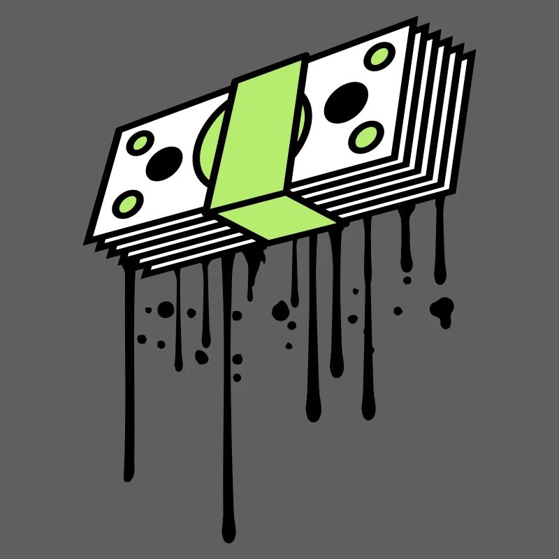 drop graffiti banknotes buendel dollar gettin