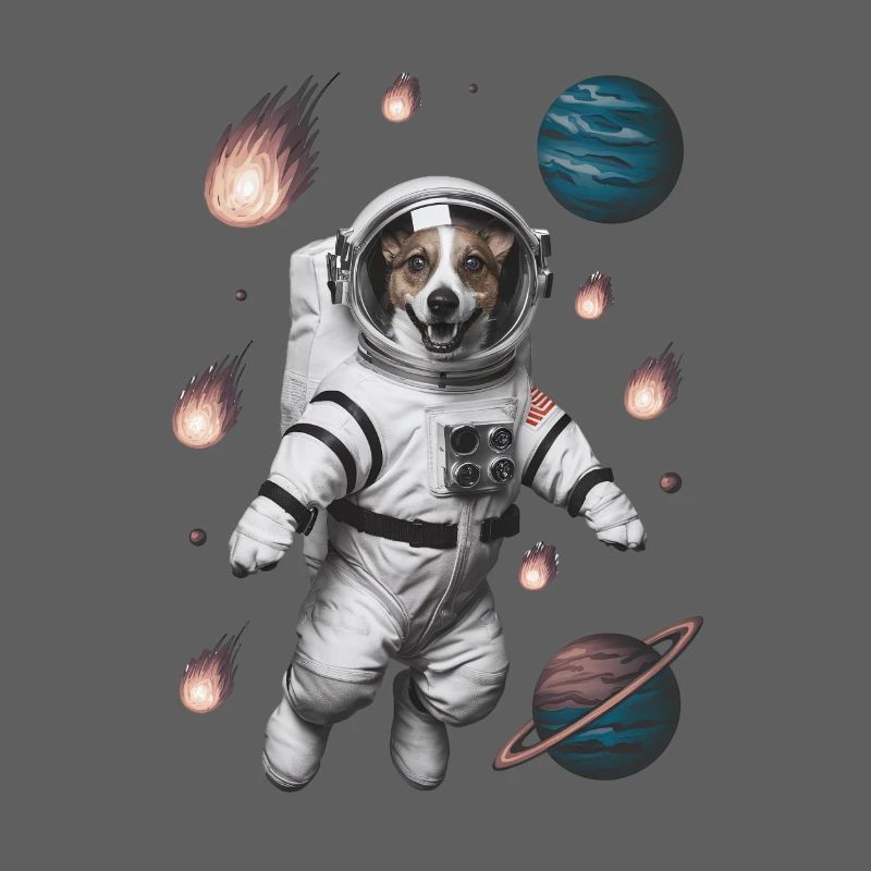 Chien de l’espace d’aventure