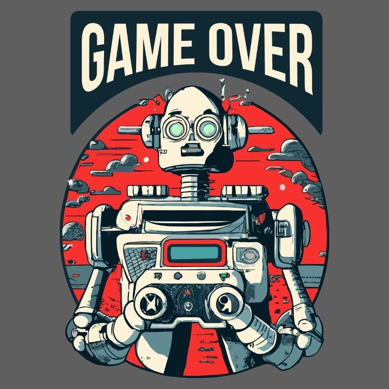 Robot game over