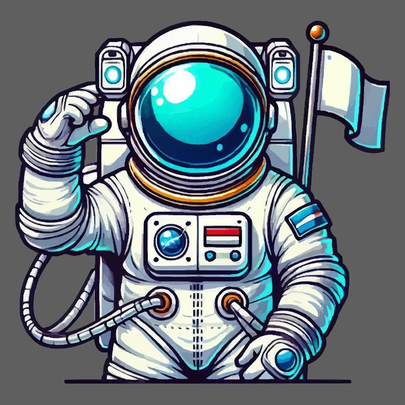 Spaceman Comic Astronaut
