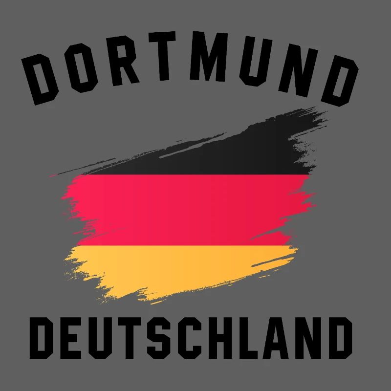 Germany Flag - Creative Brushstroke