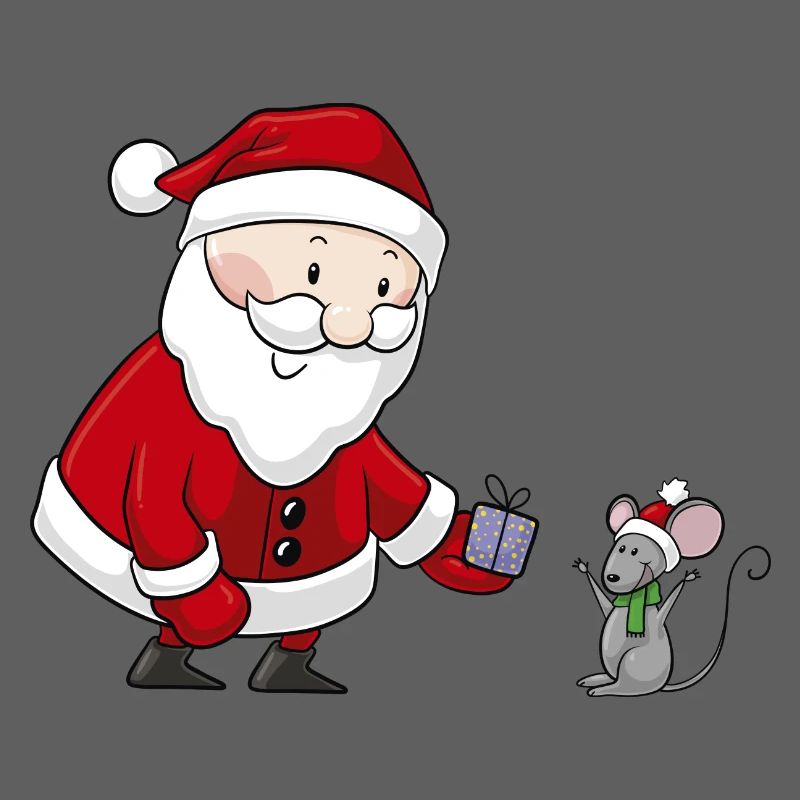Süßer Comic Weihnachtsmann