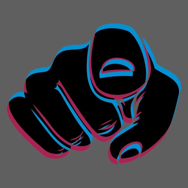 3D effect hand