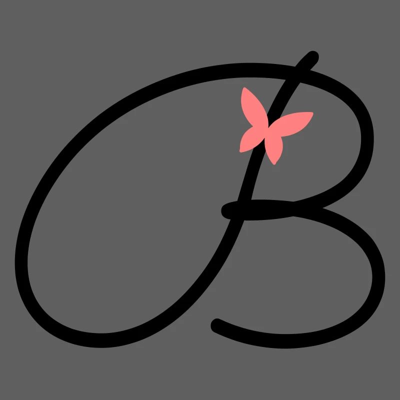 Lettre B Lettre initiale Papillon