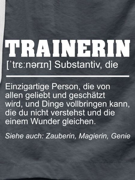 Trainerin Definition