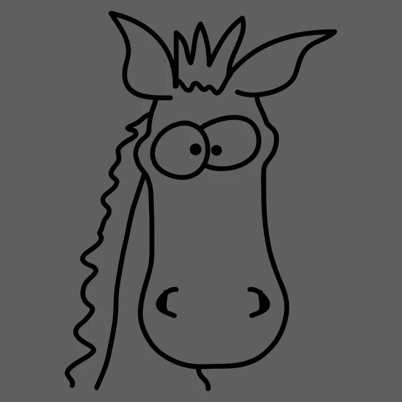 Funny Comic Horse