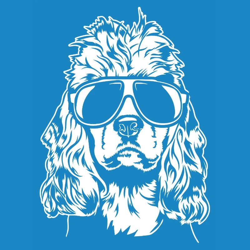 American Cocker Spaniel cool Portrait Wilsigns