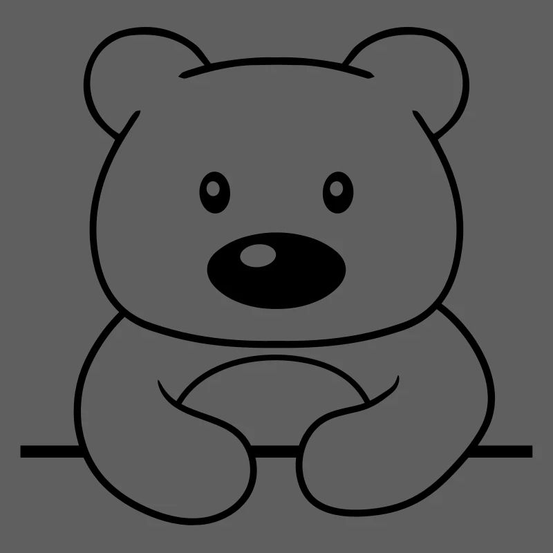 shield frame text write teddy grizzly baer ba