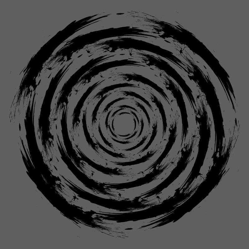 optical illusion circle brush vortex storm New