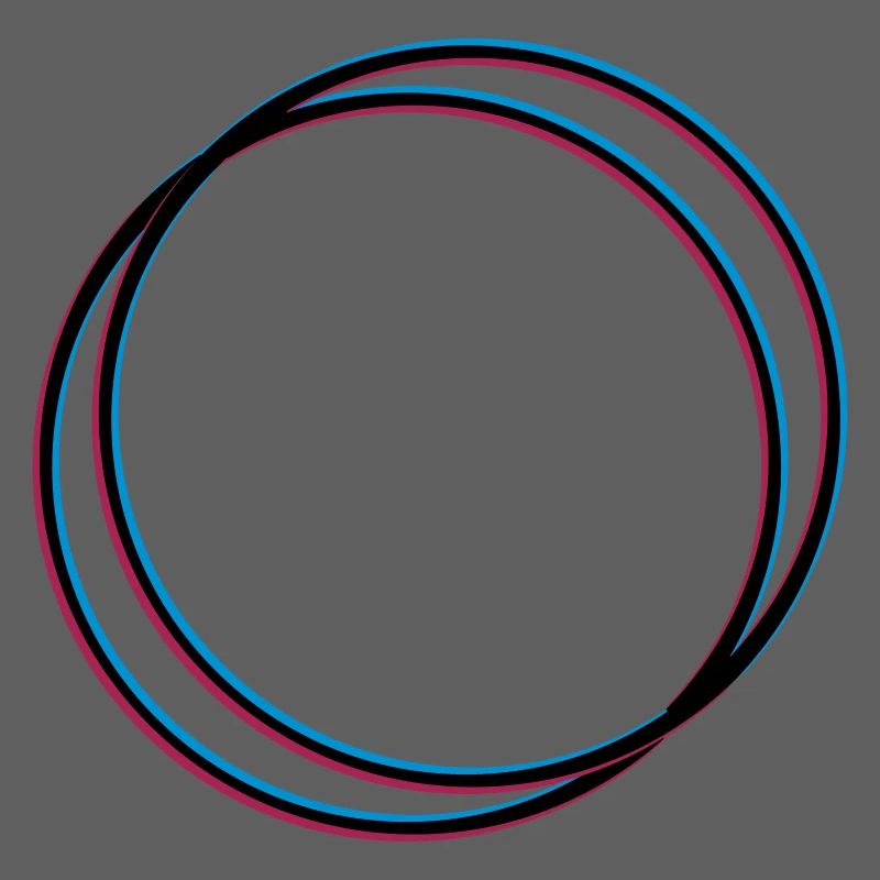 2 circles 3D