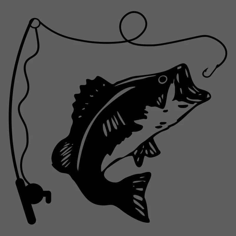 Fishing rod and fish