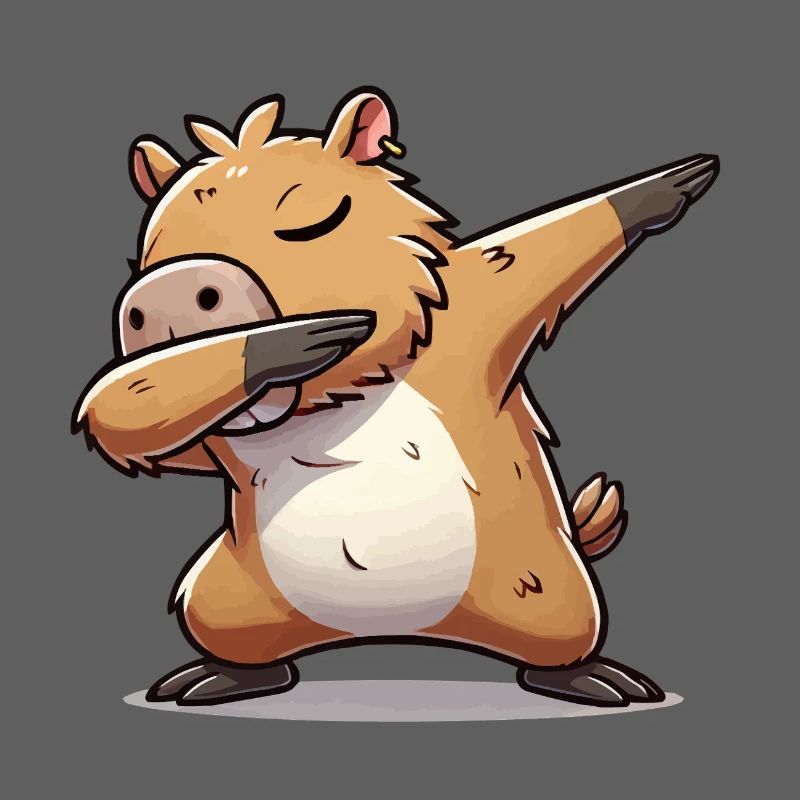 Le dabbing de capybara