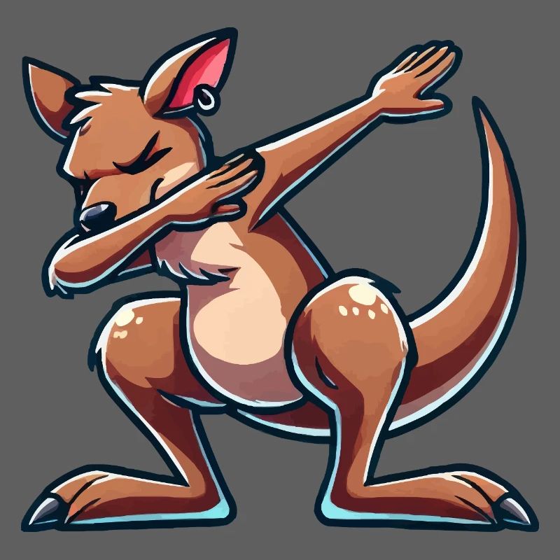 kangaroo dabbing