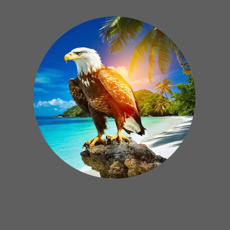 Eagle à Eagle Beach Aruba vacances d’été
