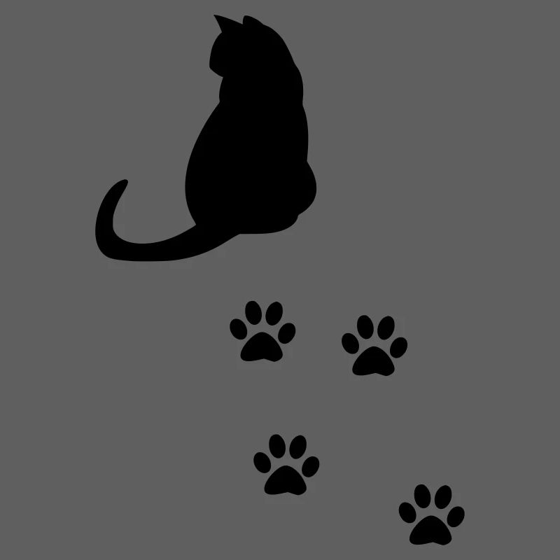 Katze mit Pfoten