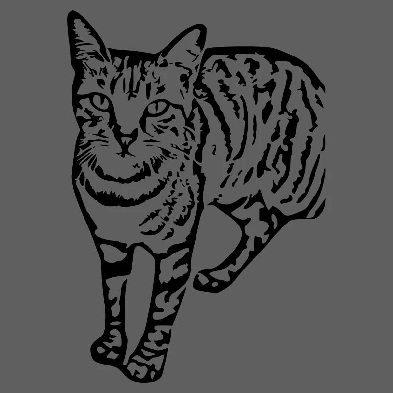 Schwarze Katze Katze Süßes Kätzchen Weihnachtsgeschenk