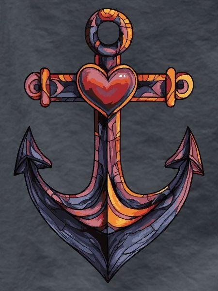 Anchor Symbol Heart