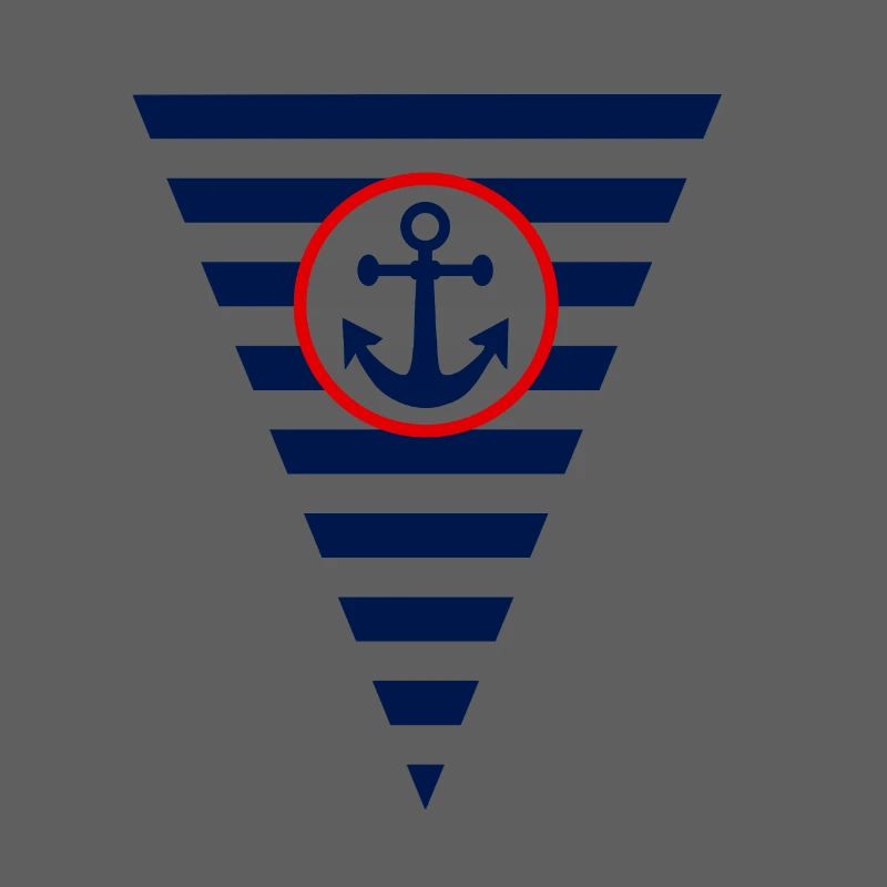 Drapeau,ancre, maritime