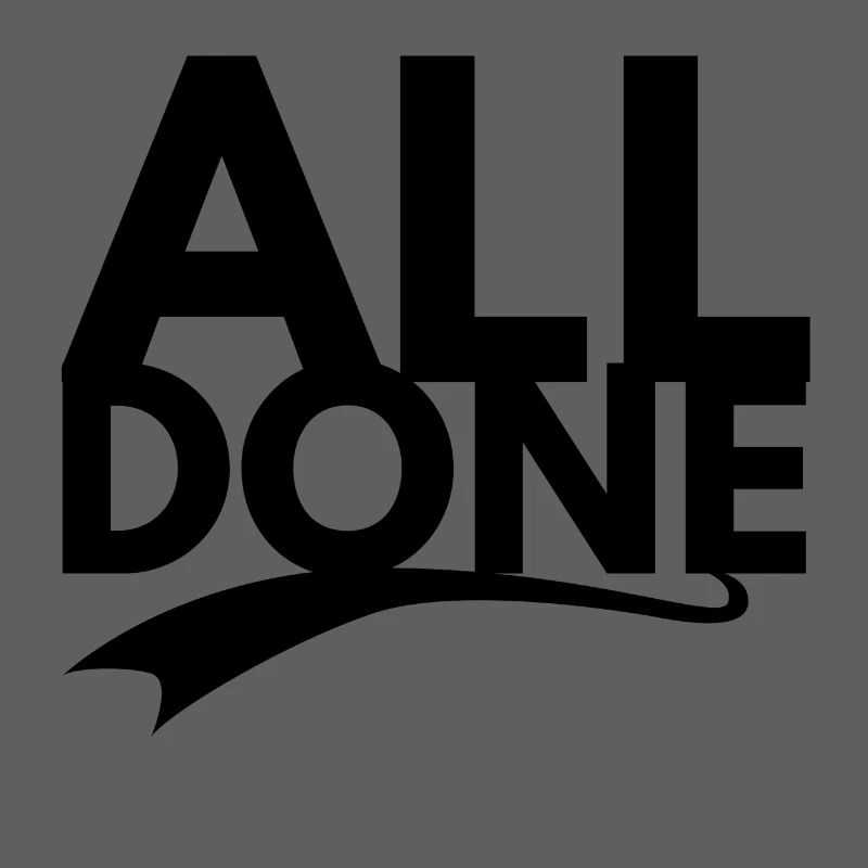 all done