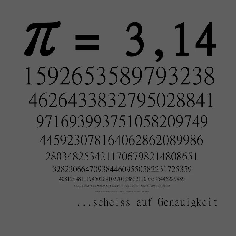 Funny mathematician saying : Pi