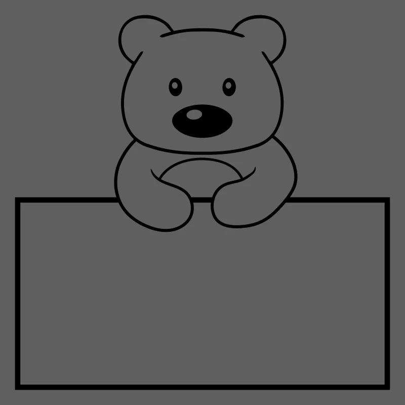 frame name shield text write teddy grizzly ba